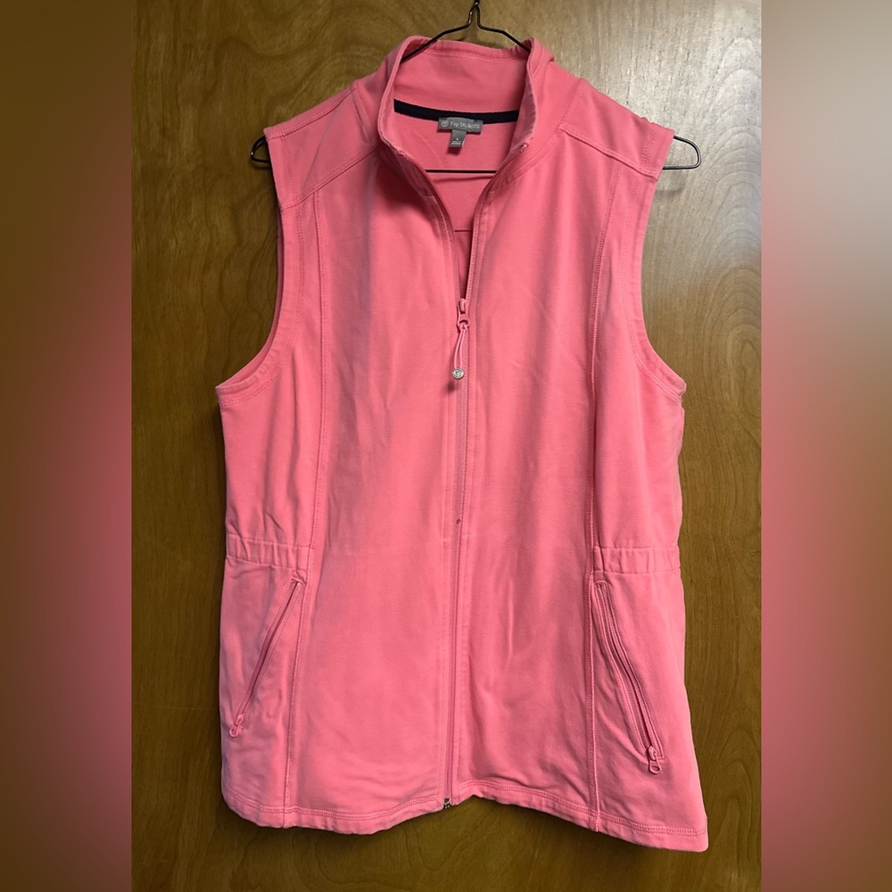 T by Talbots Coral Sleeveless Vest